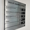 in-out changeable silver sign