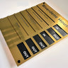 in out Gold changeable sign