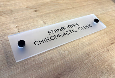 Frosted Acrylic Door Sign