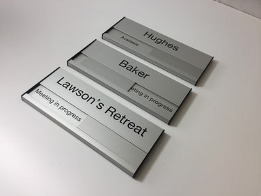 meeting in progress sign