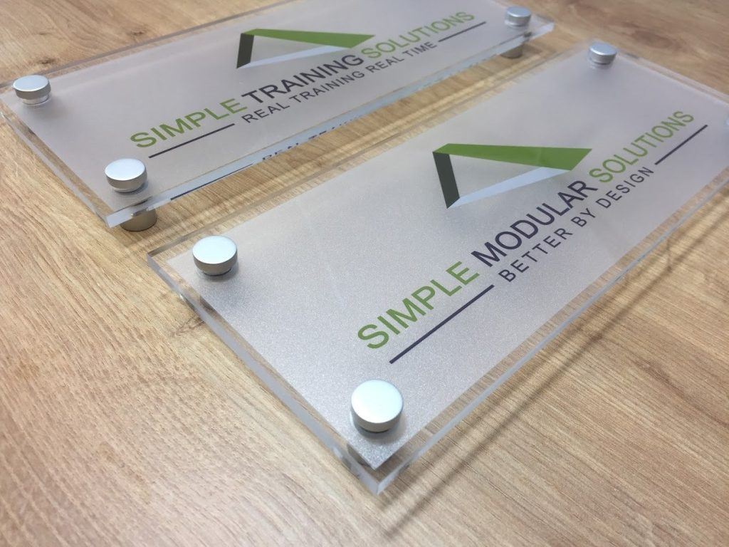 Perspex Door Signs: Modern 'Glass Effect' for Office Doors & more!